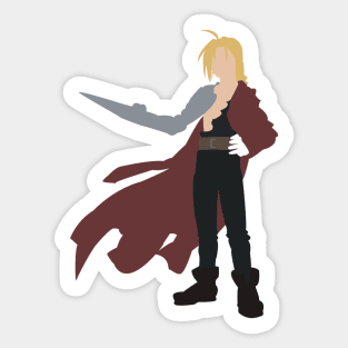 Minimalist Edward Elric Sticker